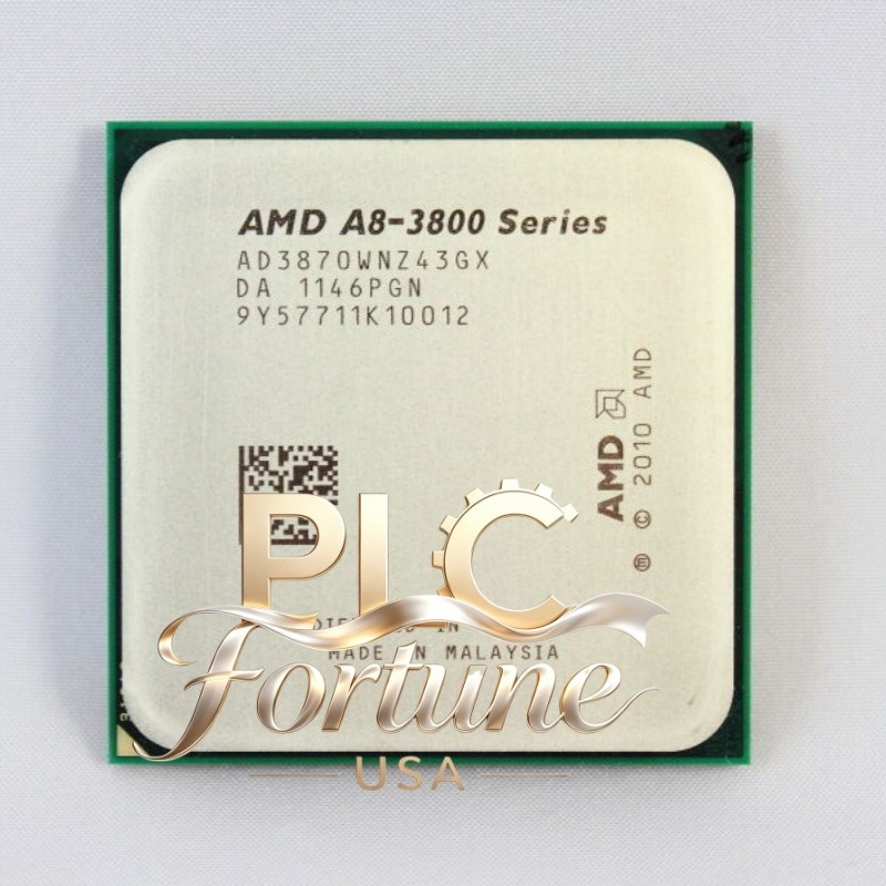 Used AMD A8-3870K AD3870WNZ43GX 3GHz Quad-Core 4M Socket FM1 CPU Processor