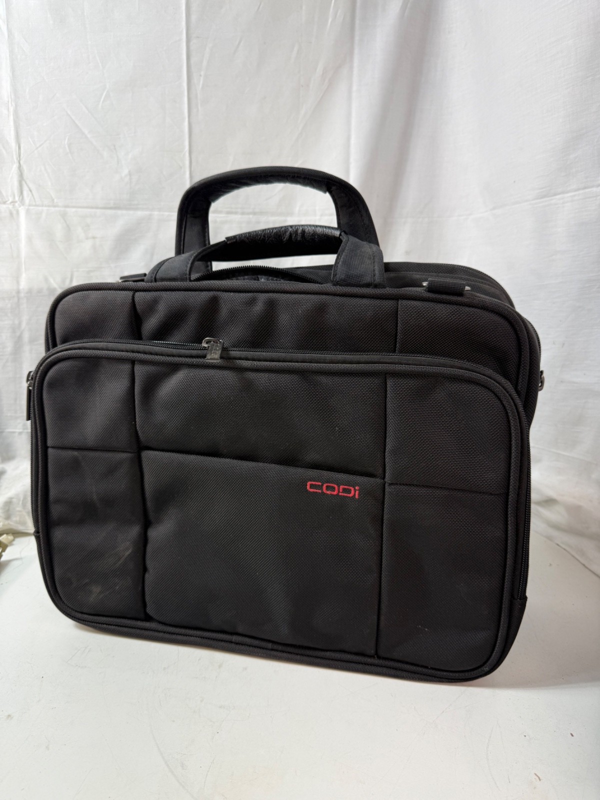 CODI Black Ballistic Nylon Laptop Briefcase Messenger Bag Business Travel 