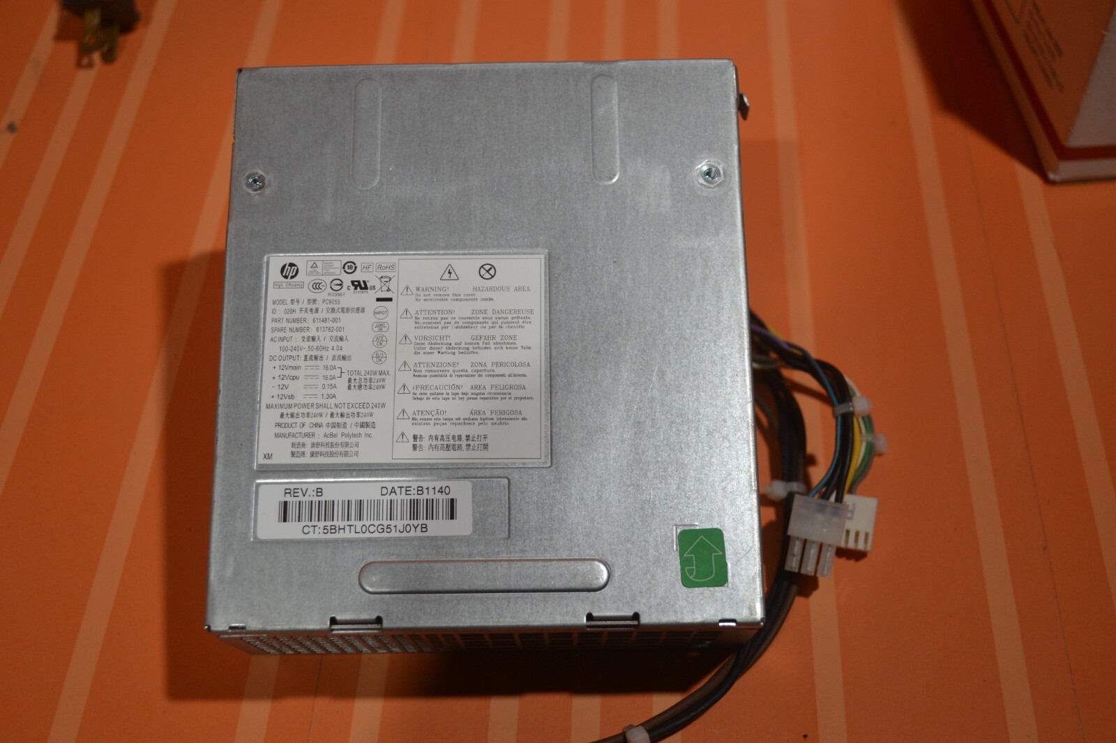 HP Switching Power Supply Module PC9055 659193-001 240W PSU