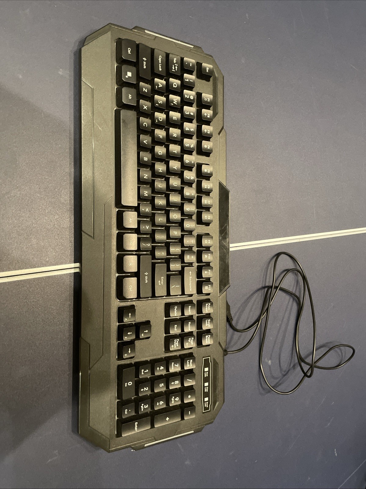 BUGHA RGB Class 1 LED USB Wired Gaming Keyboard for PC