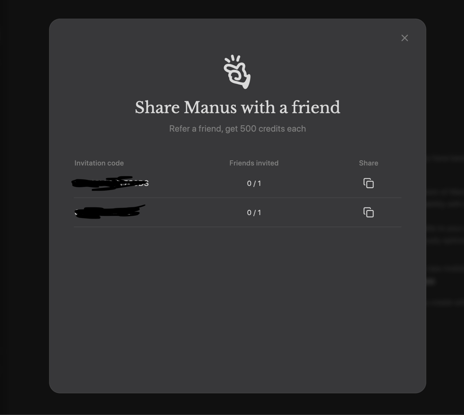 Manus AI Early Access Invitation Code 