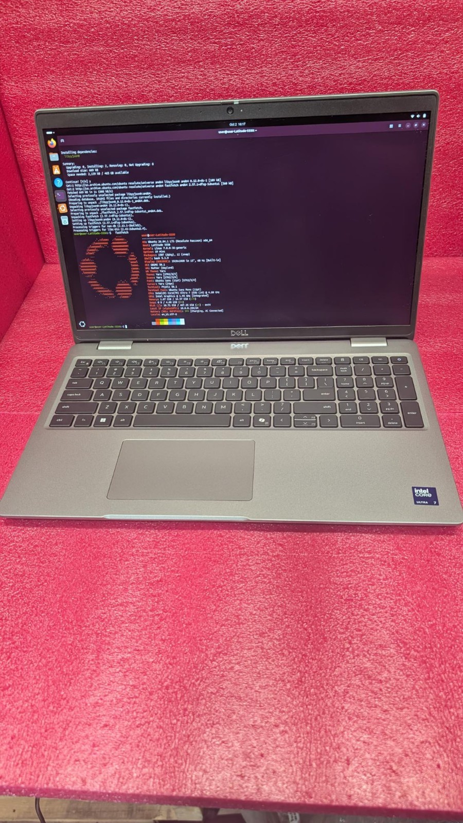 Dell Latitude 5550| Intel Core Ultra 7 155u| 16GB RAM| 512GB SSD| Excellent Bat