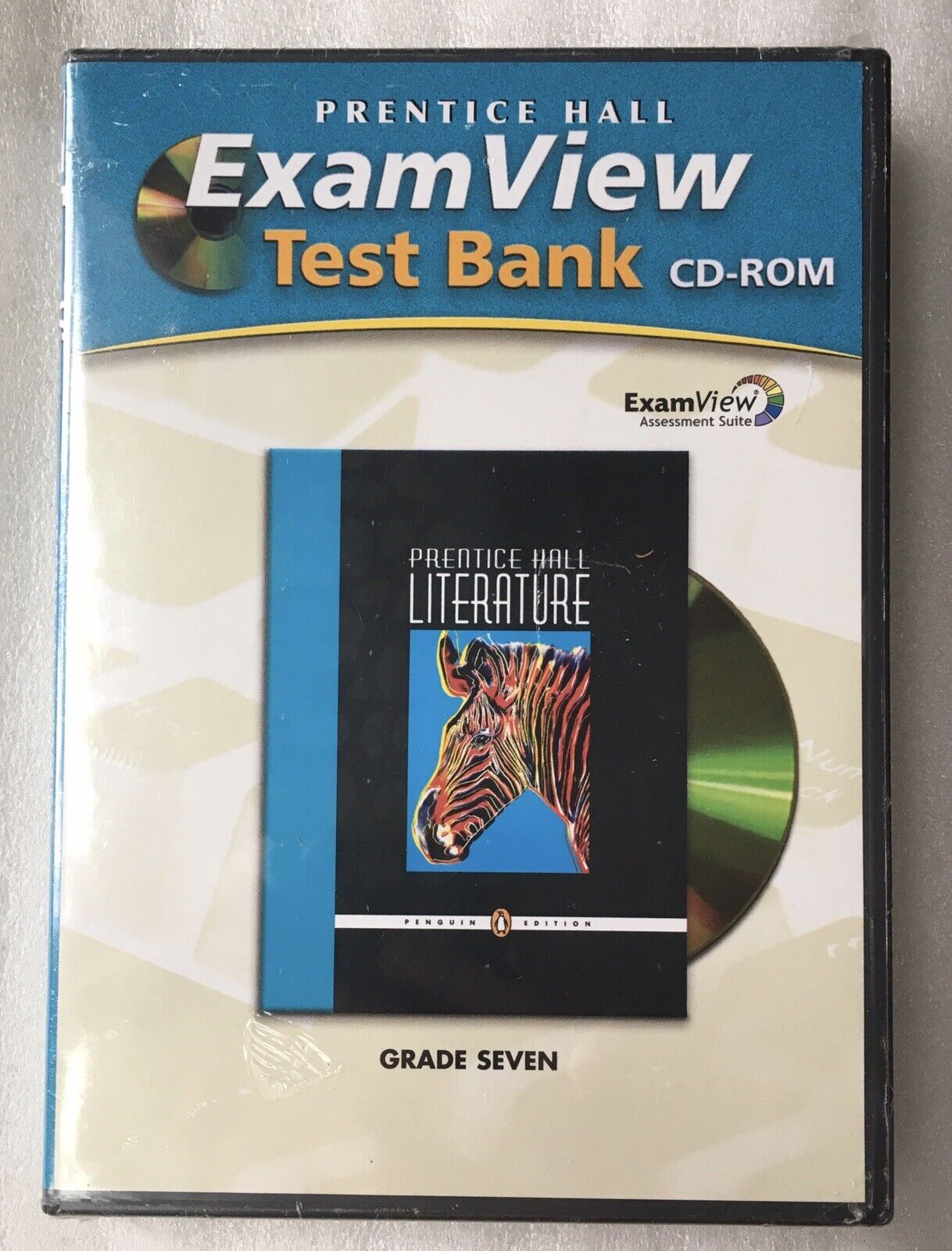 Prentice Hall Literature : ExamView(r) Test Bank Grade 7 (CD-ROM) NEW Sealed