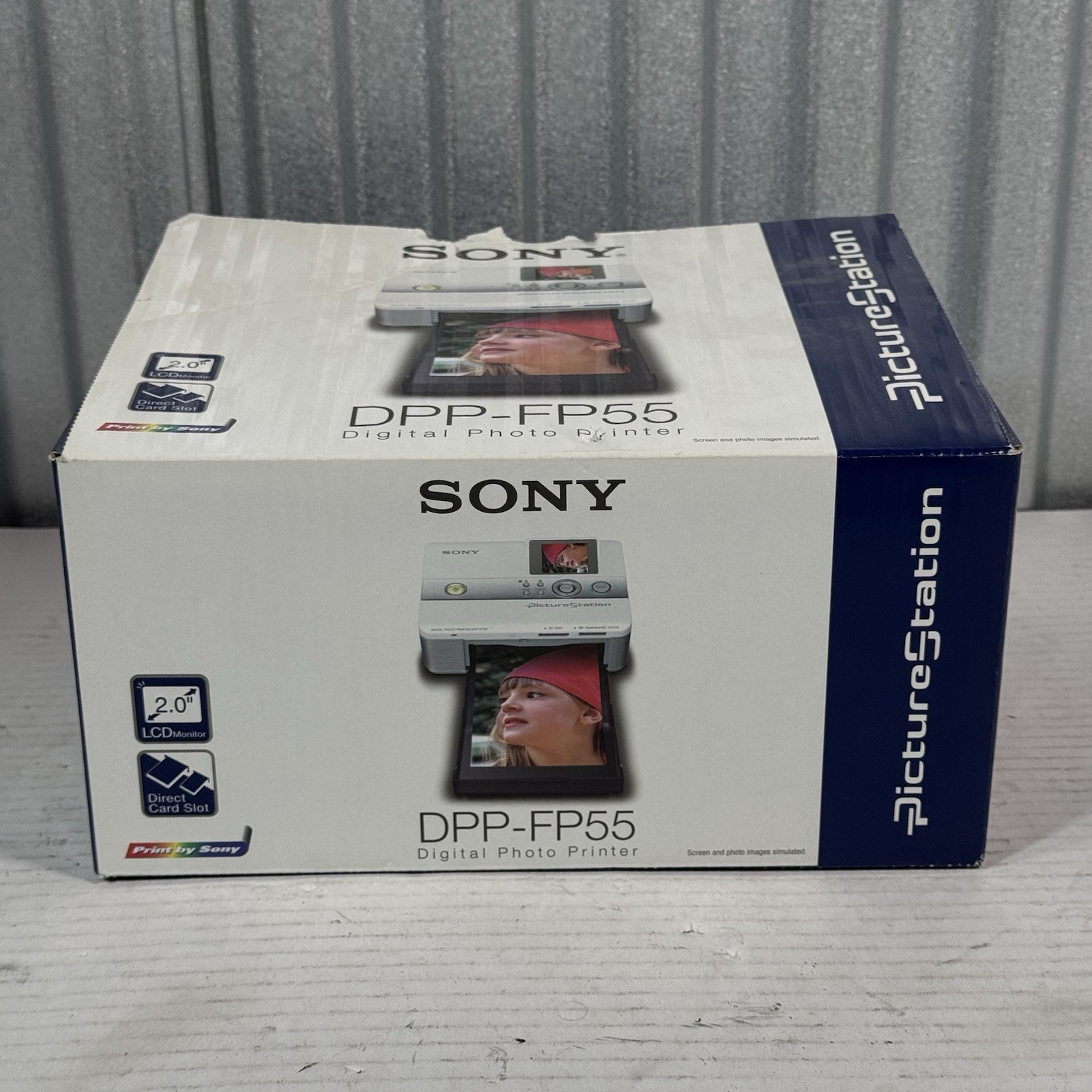 NEW Sony Picture Station DPP-FP55 4x6 Color Photo Printer Cybershot **NEW**
