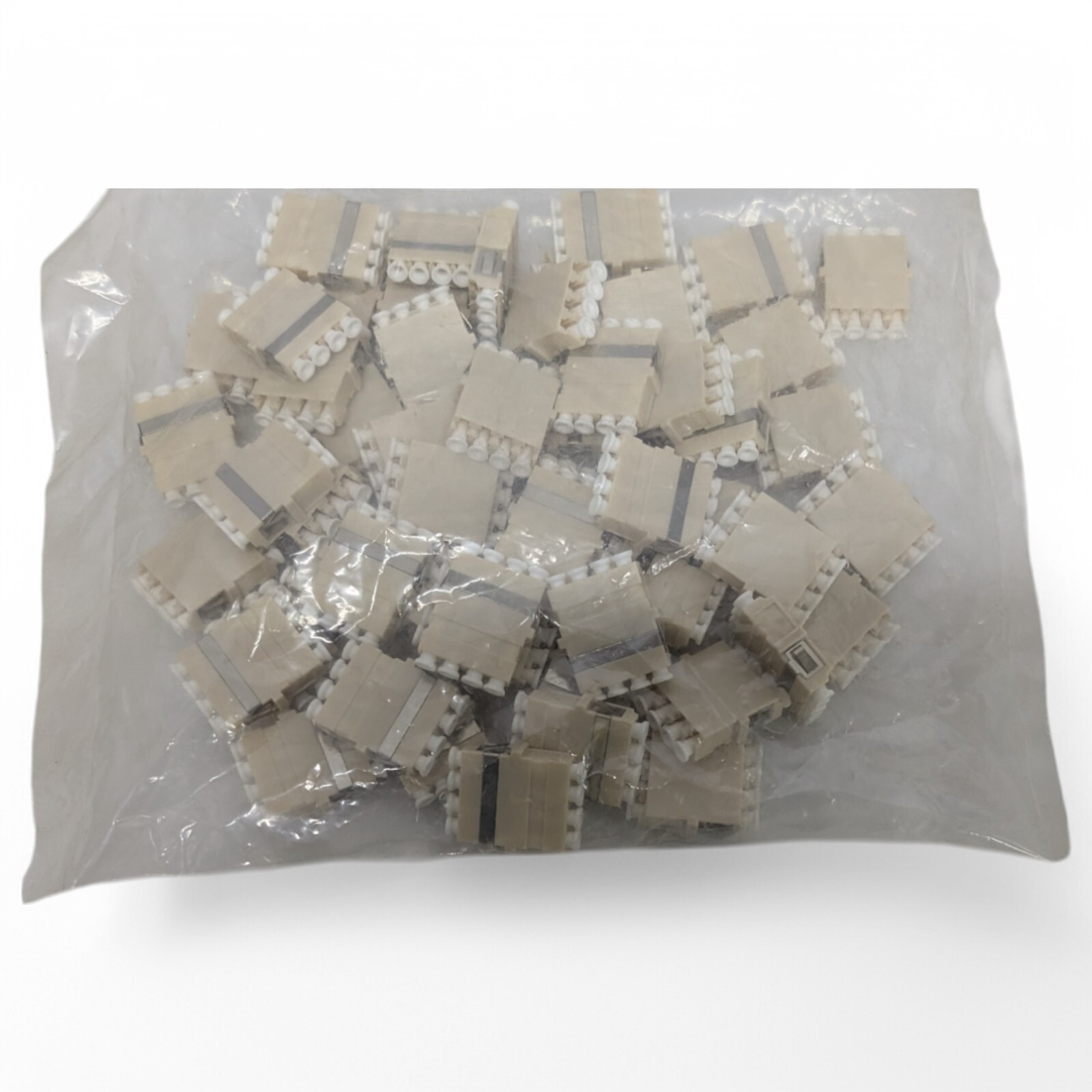 Tyco Electronics FOAC Adapter LC/PC Beige Quad Flangeless 1695790-2 (54 PCS) New