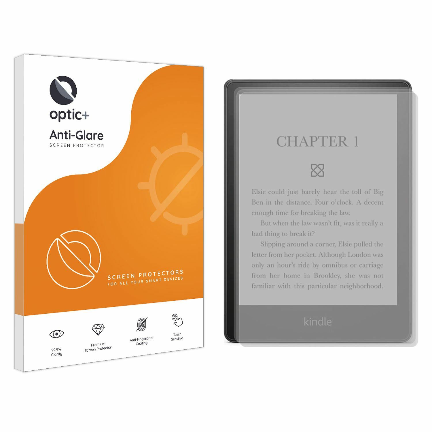 Optic+ Anti-Glare Screen Protector for Amazon Kindle Paperwhite Signature - 3pk