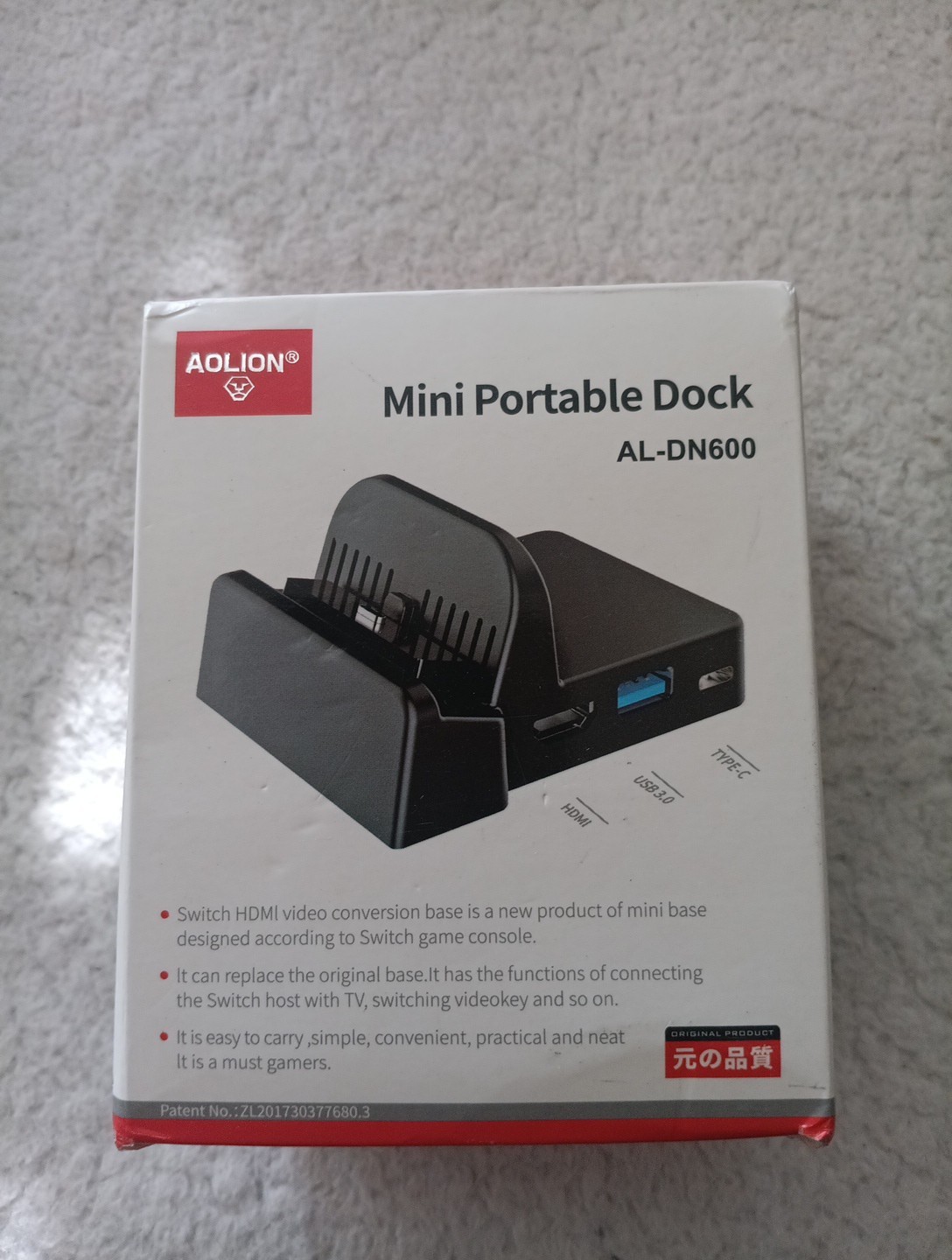 Mini Portable Dock Al-dn600 Switch Docking Station for Nintendo Switch