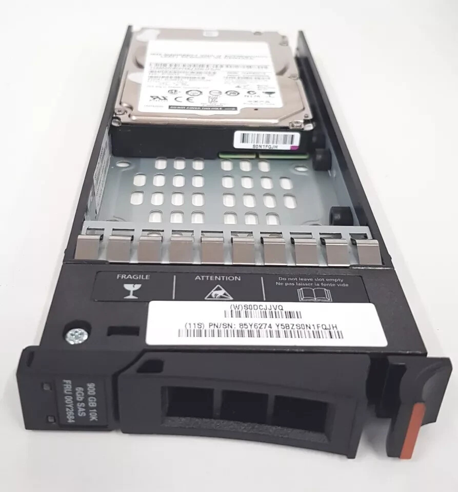 Genuine IBM 900GB 2.5 SAS 10K StorWize V7000 HUC109090CSS600 00Y2684 Enterprise