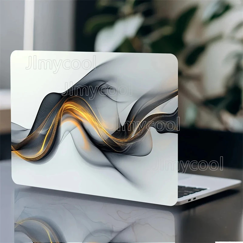 2Pack Marble Textured Laptop Art Decal Protective Universal Netbook Skin Sticker