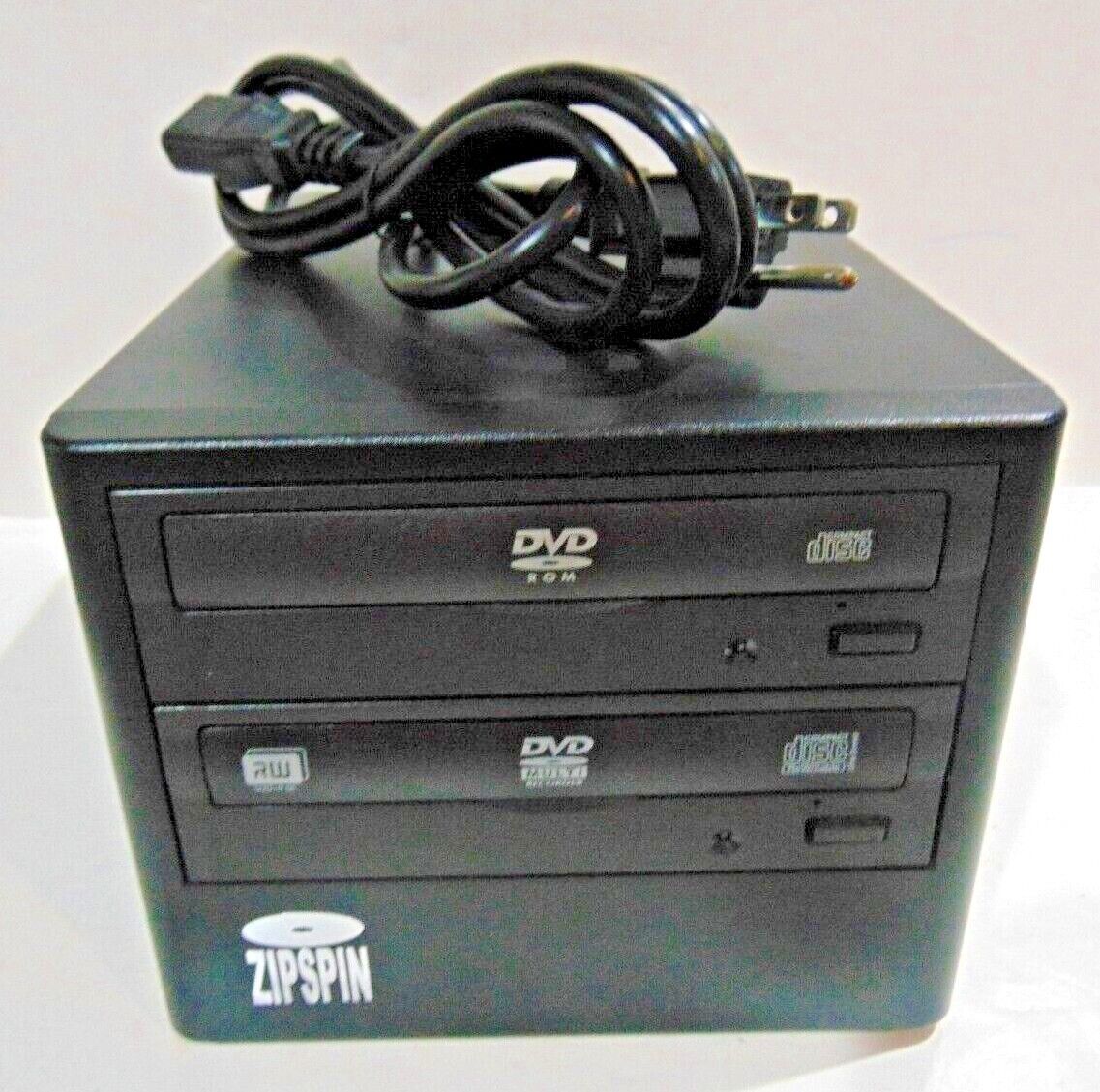 Zipspin CD & DVD Duplicator - DVD Master-WM P/N 22213 Tested Working Condition