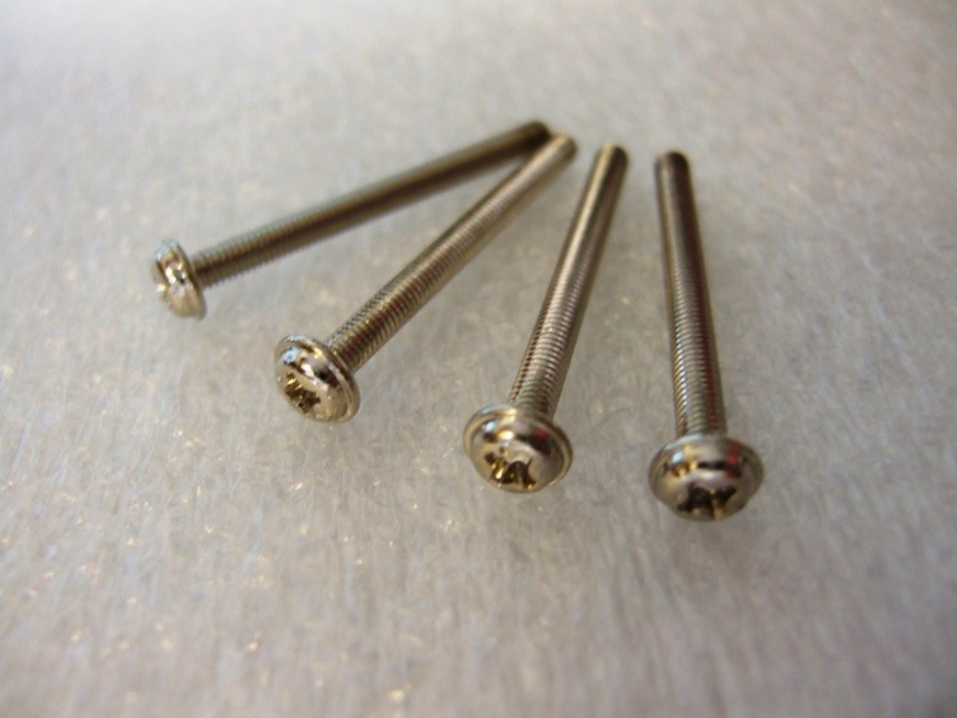 LOT OF 4 long computer pc case cpu heat-sink mounting screw DC FAN Philips head