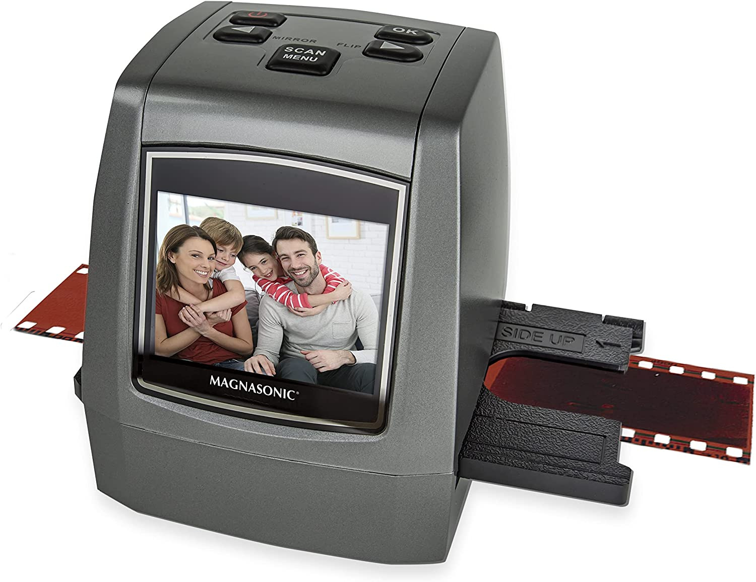 All-In-One High Resolution 24MP Film Scanner, Converts 35Mm/126Kpk/110/Super 8 F
