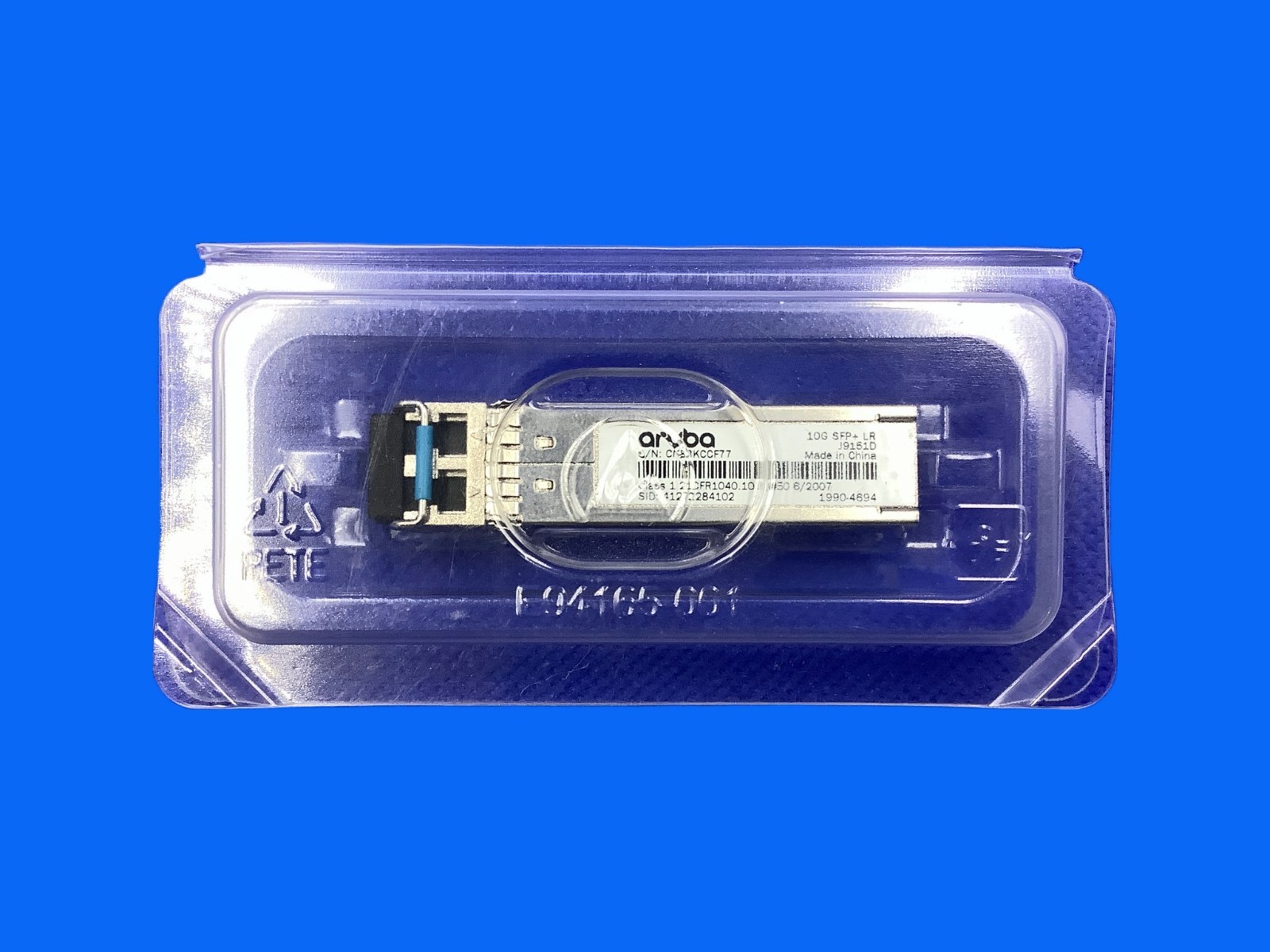 J9151D HPE Aruba 10G SFP+ LC LR 10km SMF Transceiver