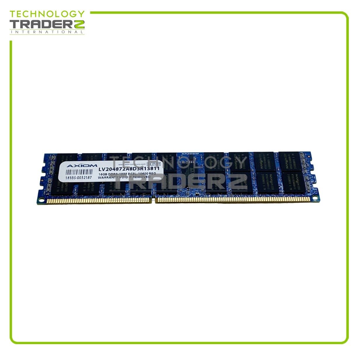 LV204872A8D3R13811 Axiom 16GB PC3-10600 DDR3-1333MHz ECC REG Dual Rank Memory