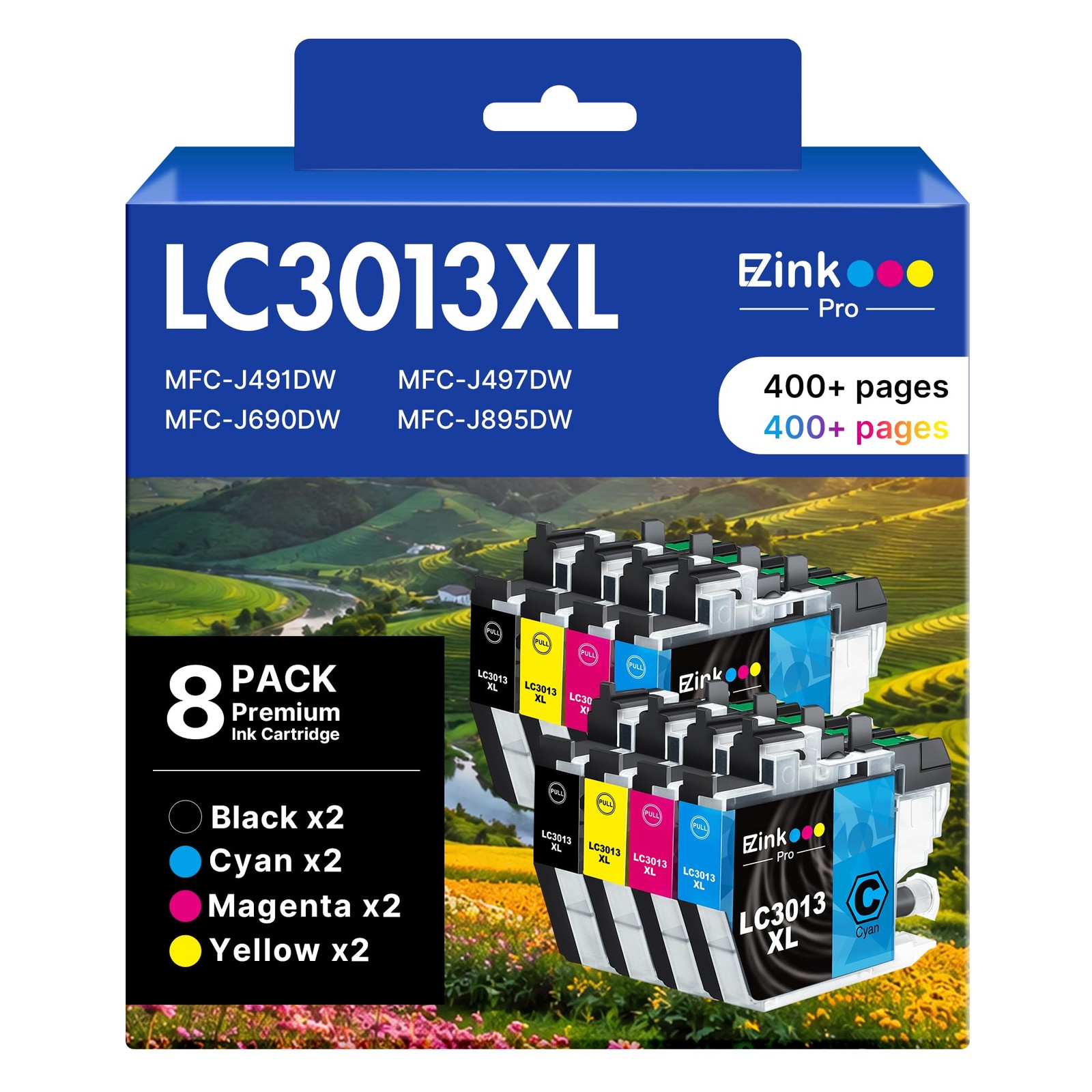 E-Z Ink Pro Compatible for Brother LC3013 Ink Cartridges LC3011 LC3013XL