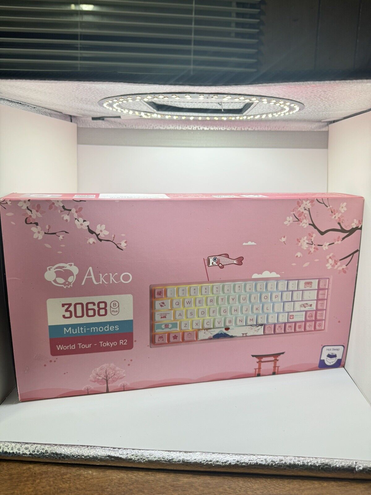 Akko 3068B World Tour Tokyo 65% RGB Pink Mechanical Gaming Bluetooth Keyboard