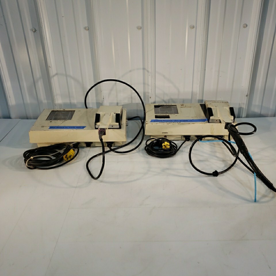 Lot Of 2 NE Tech. CM7A Radiation Contamination Monitors Vintage FOR PARTS ONLY