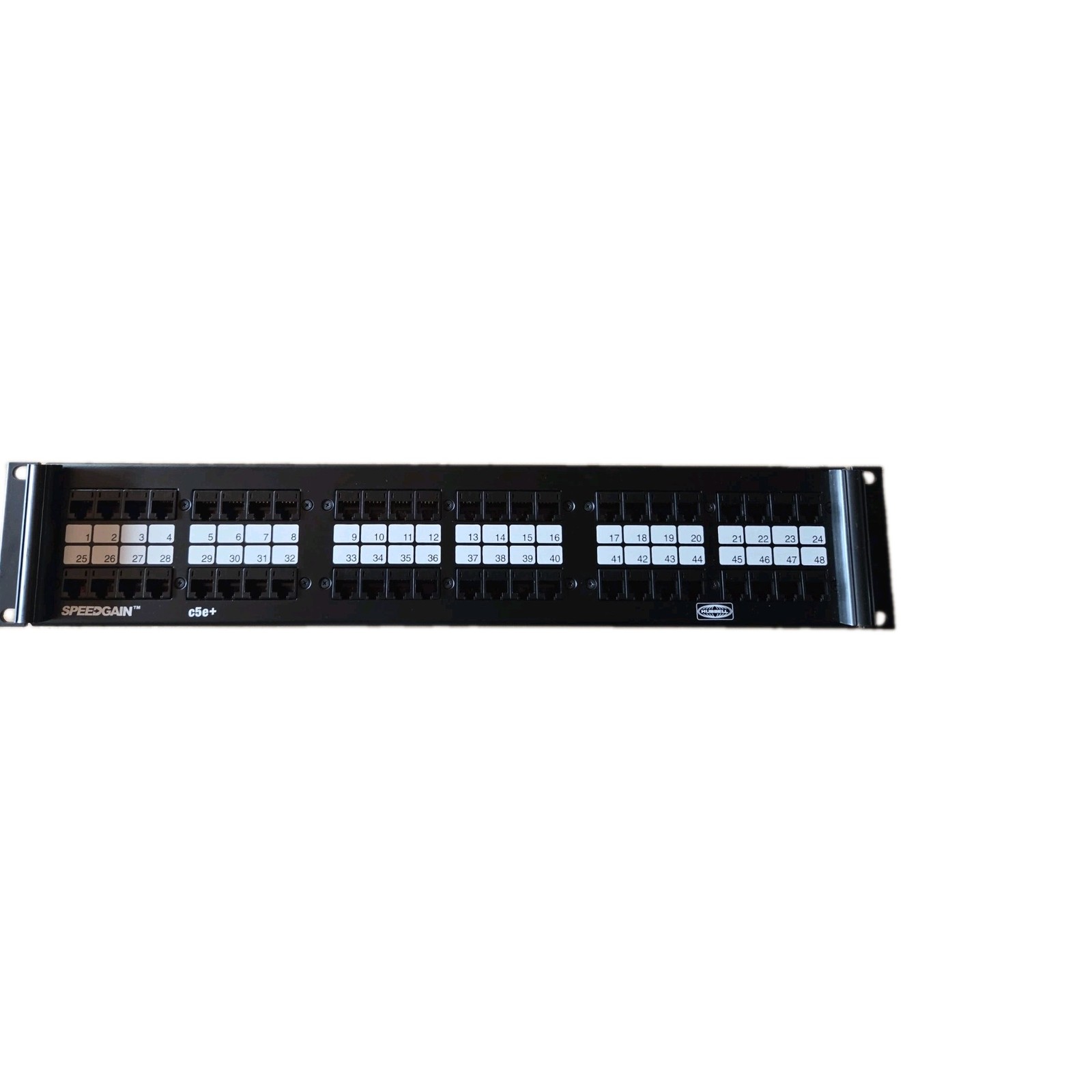Hubbell Speedgain c5e+ P5E48UE 48-Port Rack Mountable 19in New Open Box