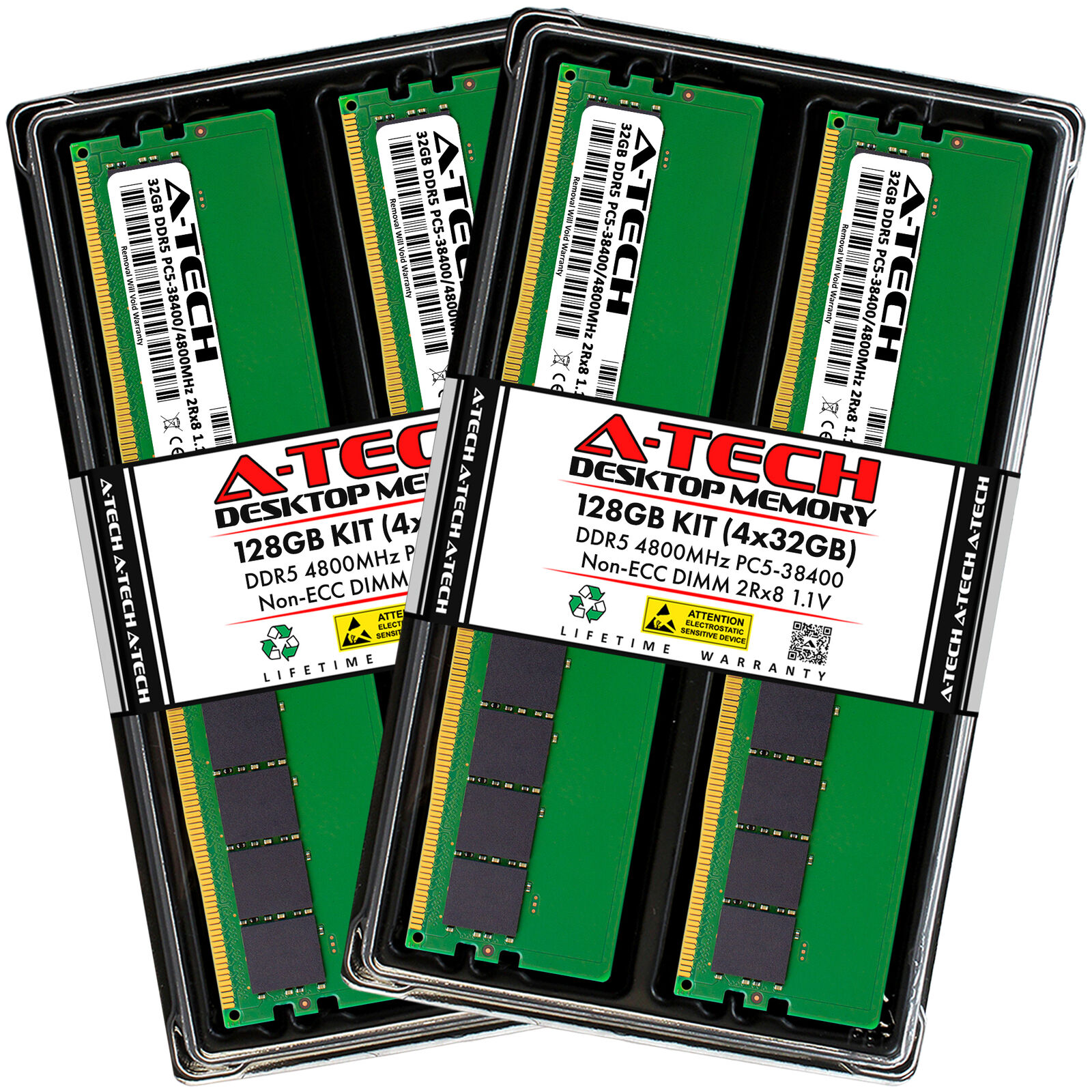 128GB 4x 32GB DDR5-4800 ASUS ExpertCenter D9 SFF D900SD Memory RAM