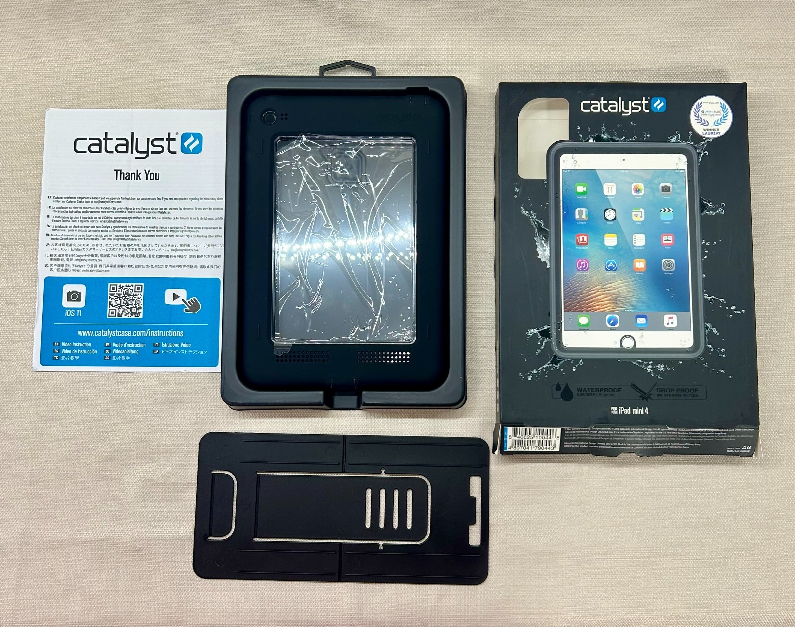 Catalyst Waterproof Case iPad Mini 4 Shockproof Protective Cover New Open Box