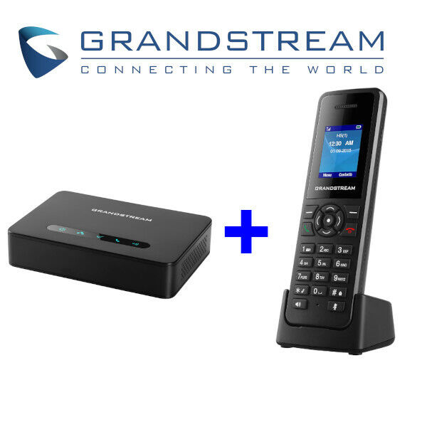 1 Grandstream DP720 DECT Cordless HD VoIP Telephone Handset + DP750 Base Bundle