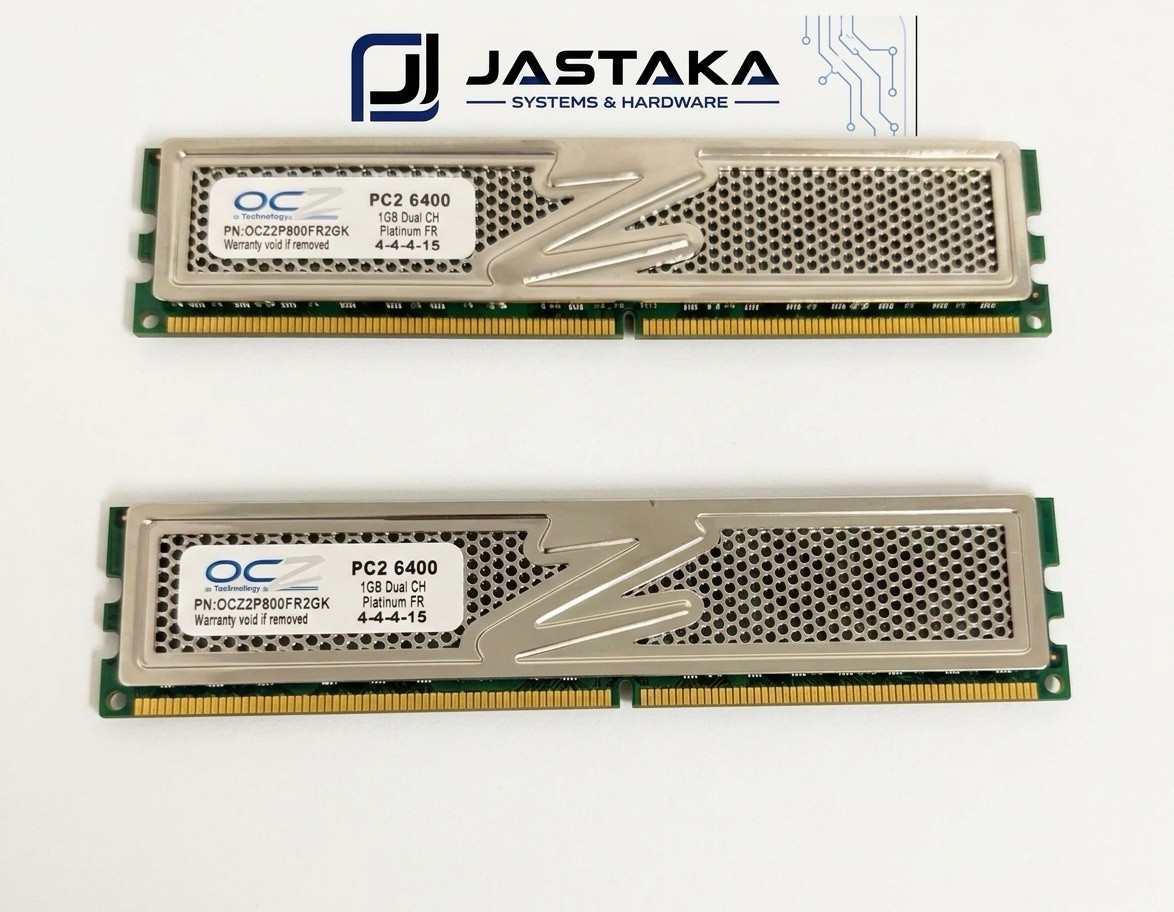 OCZ 2GB (2x1GB) DDR2 800MHz PC2-6400 Platinum FR RAM Kit