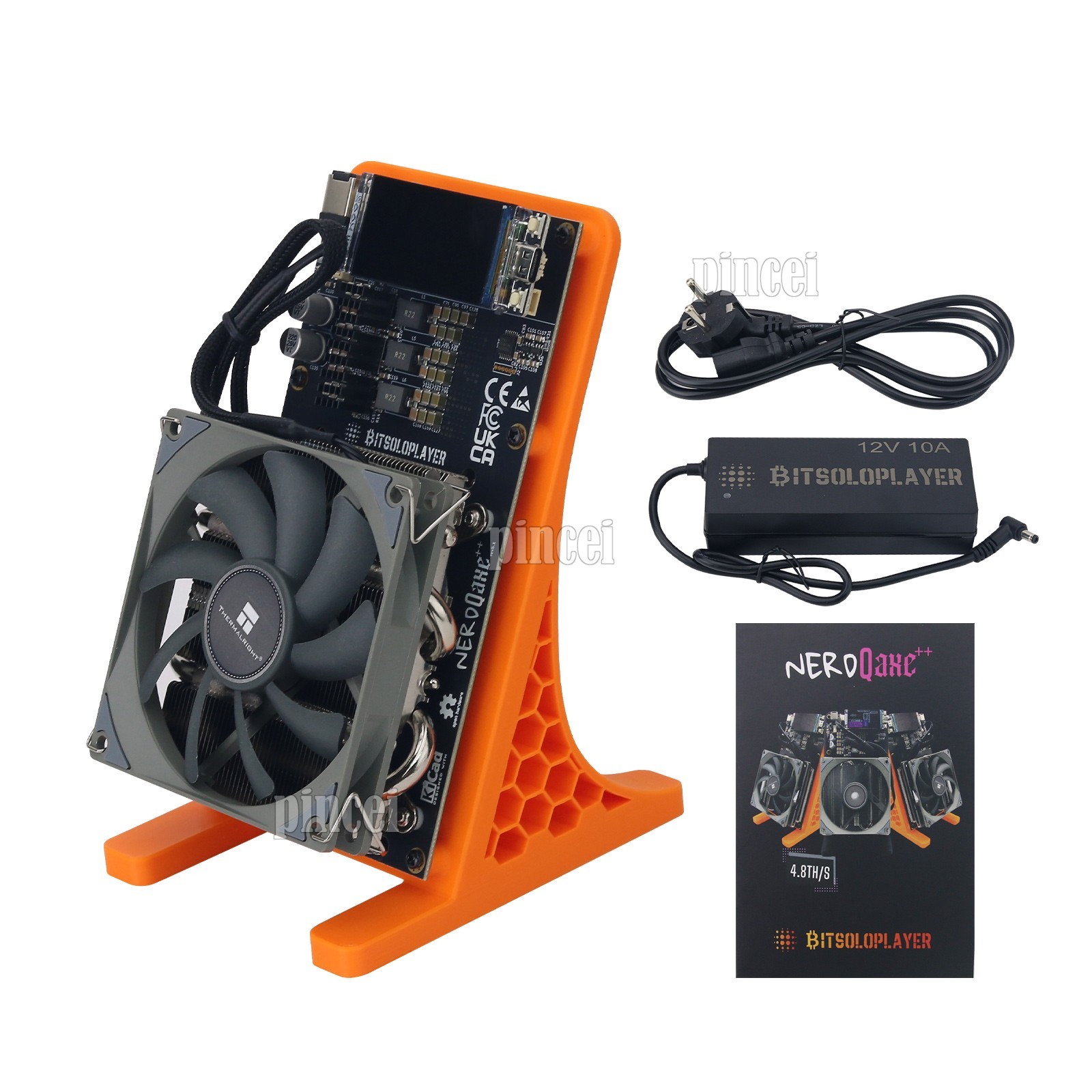 NerdQaxe++ 4.8TH/s 80W ASIC Miner BTC Miner Open-Source (Wifi Connection only)