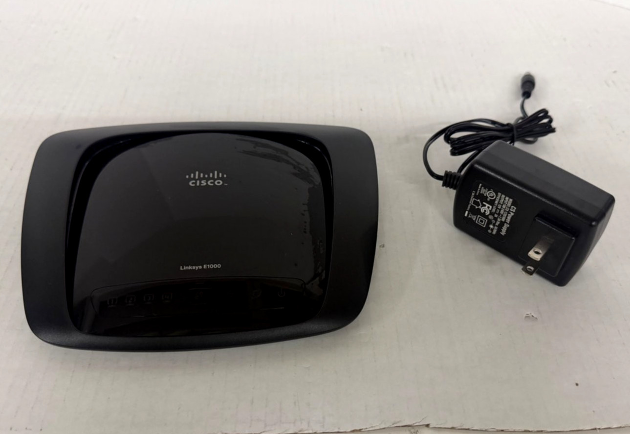 Cisco Linksys E1000 300 Mbps 4-Port Wireless N Router (2A-B1)