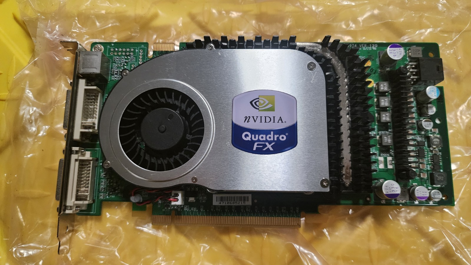 NVIDIA Quadro FX 3400 256MB PCIe Video Card IBM FRU 90P1175 Tested Working