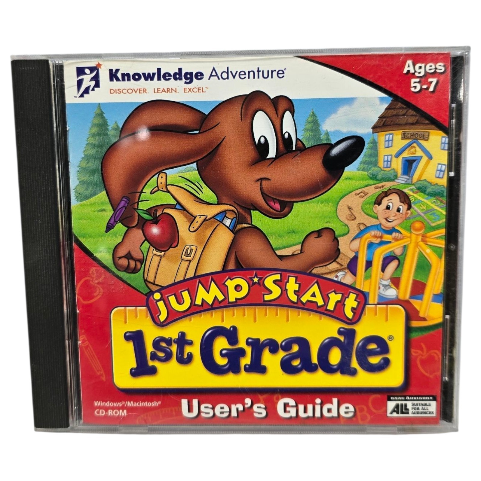 Jump Start 1st Grade Knowledge Adventure CD-ROM Homeschool Educational Learning