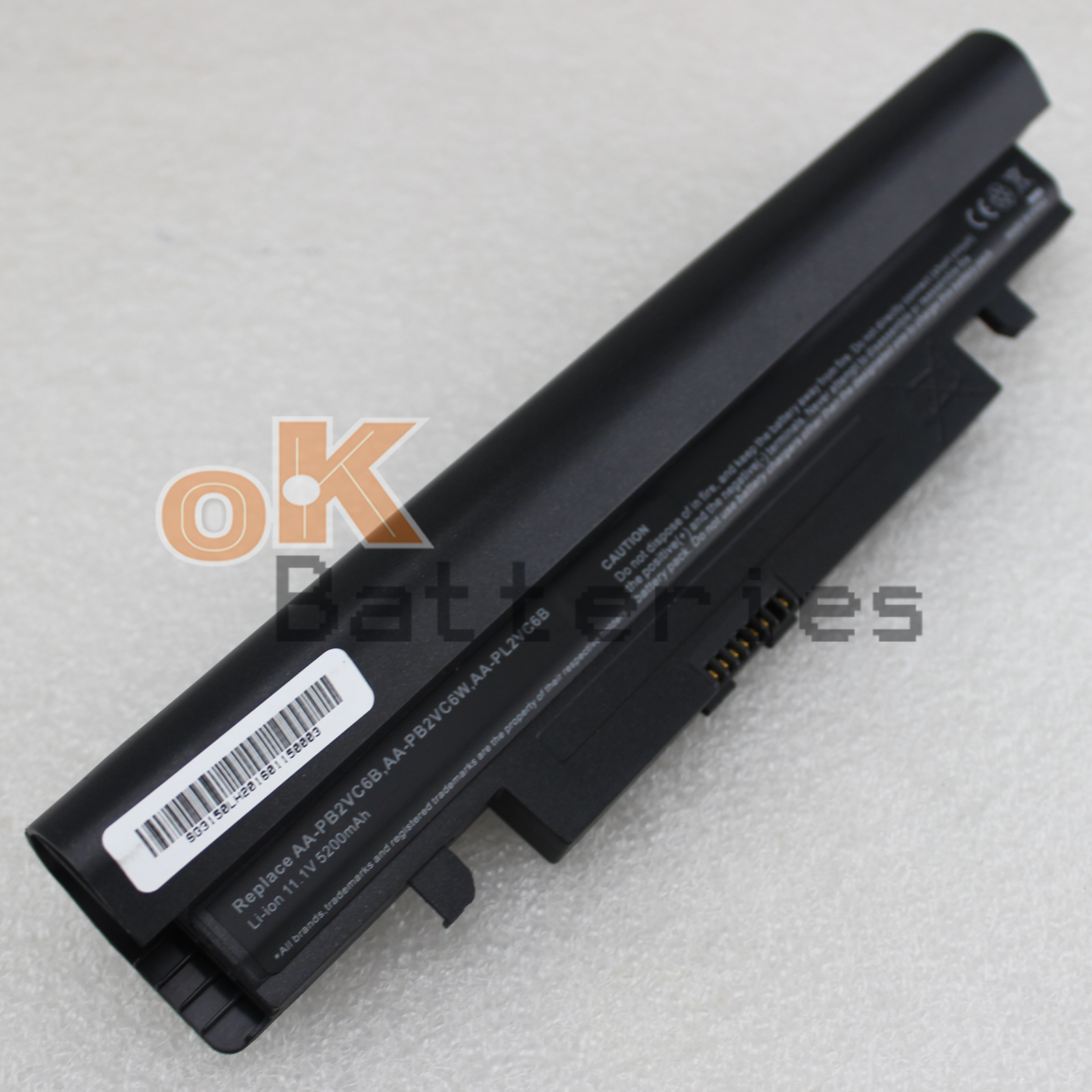 New 6 Cell Laptop Battery for Samsung N143 N145 N148 N150 N250 N260 Black