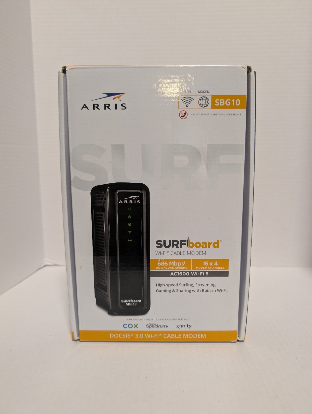 ARRIS SURFboard SBG10 AC1600 DOCSIS 3.0 Cable Modem Router - 033 - ✅ OPEN BOX ✅