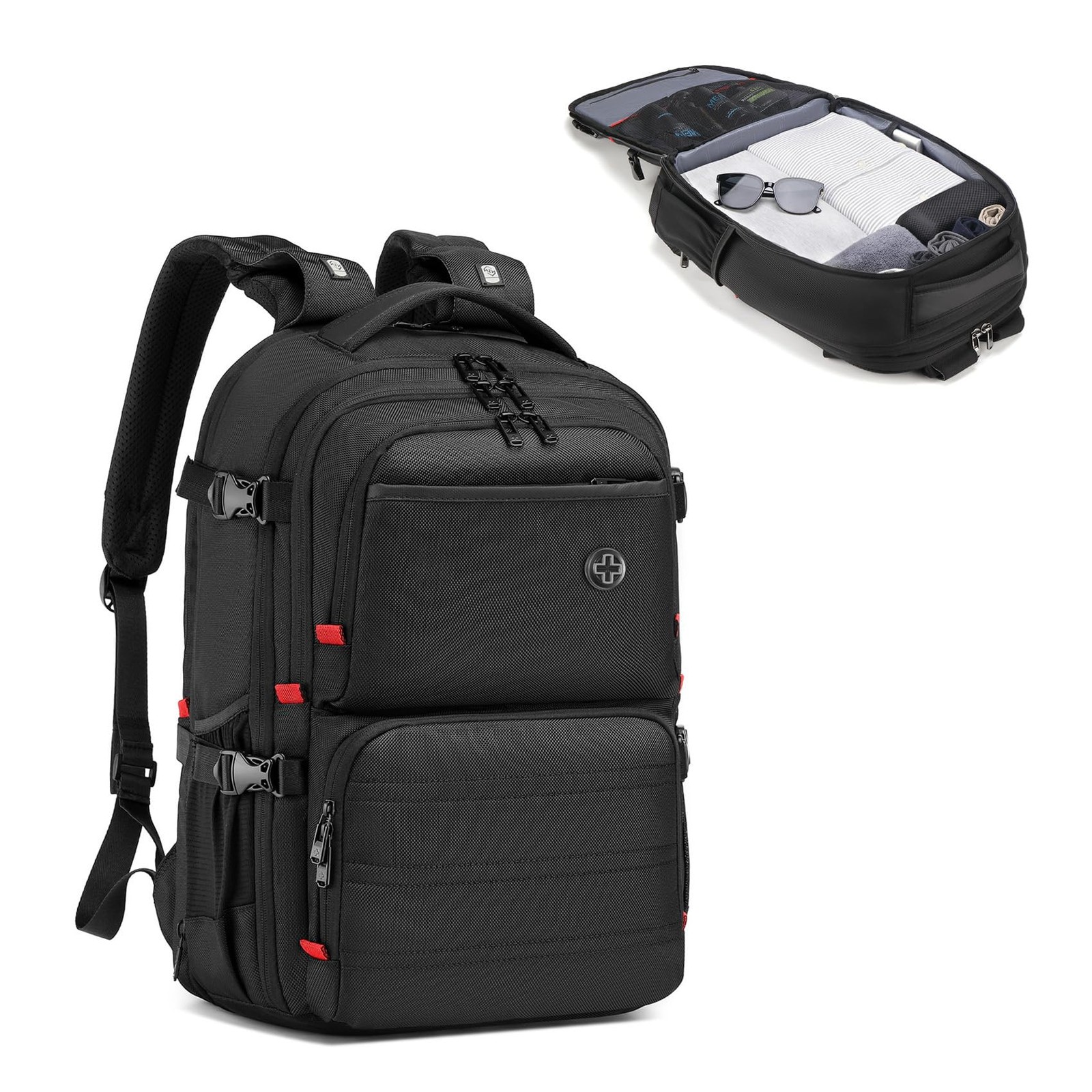 CROSSGEAR 40L Carry On Laptop Backpack Expandable