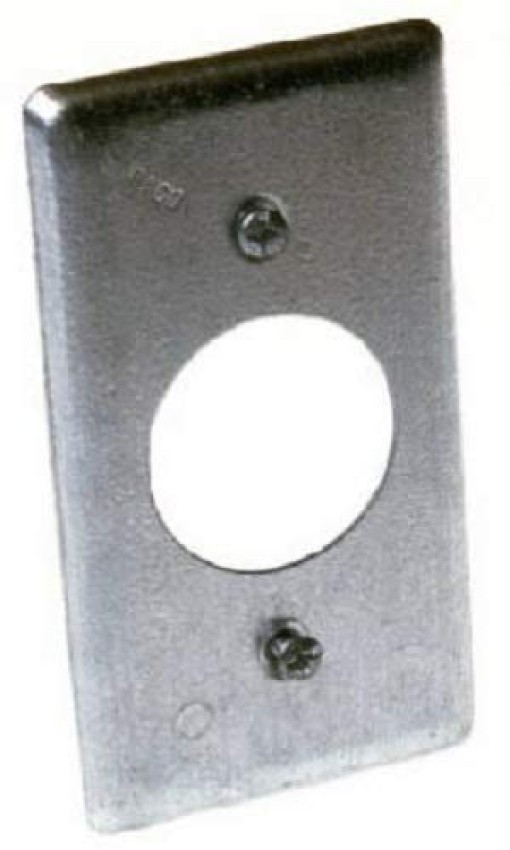Raco Hubbell # 863 Steel Single Receptacle Handy Box Cover - Quantity 40