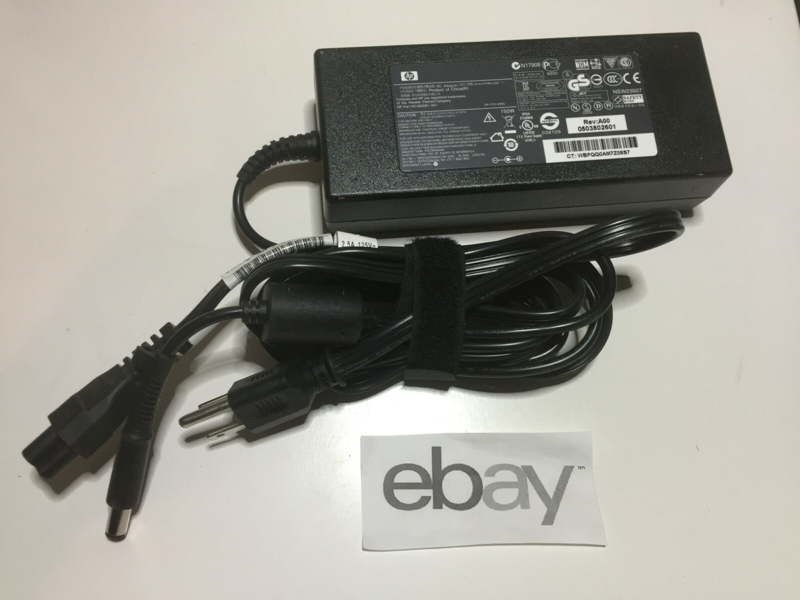 Genuine Original HP 150W AC Adapter HSTNN-LA09 519333-001 PA-1151-03 463954-001