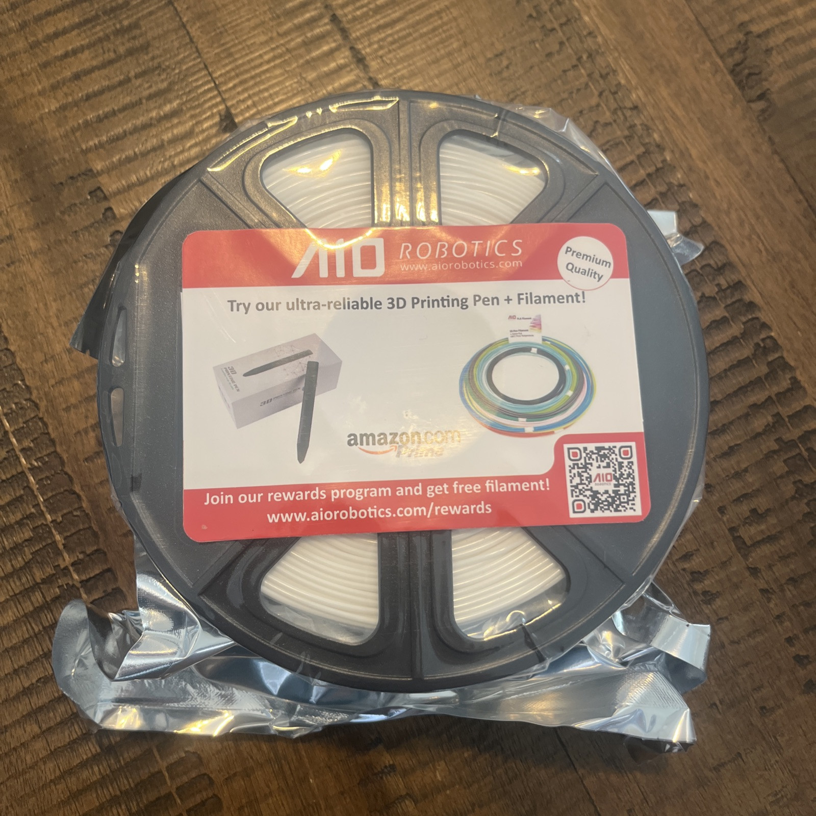 AIO Robotics Color White - PLA Filament 1.75mm 3D Printer Filament New