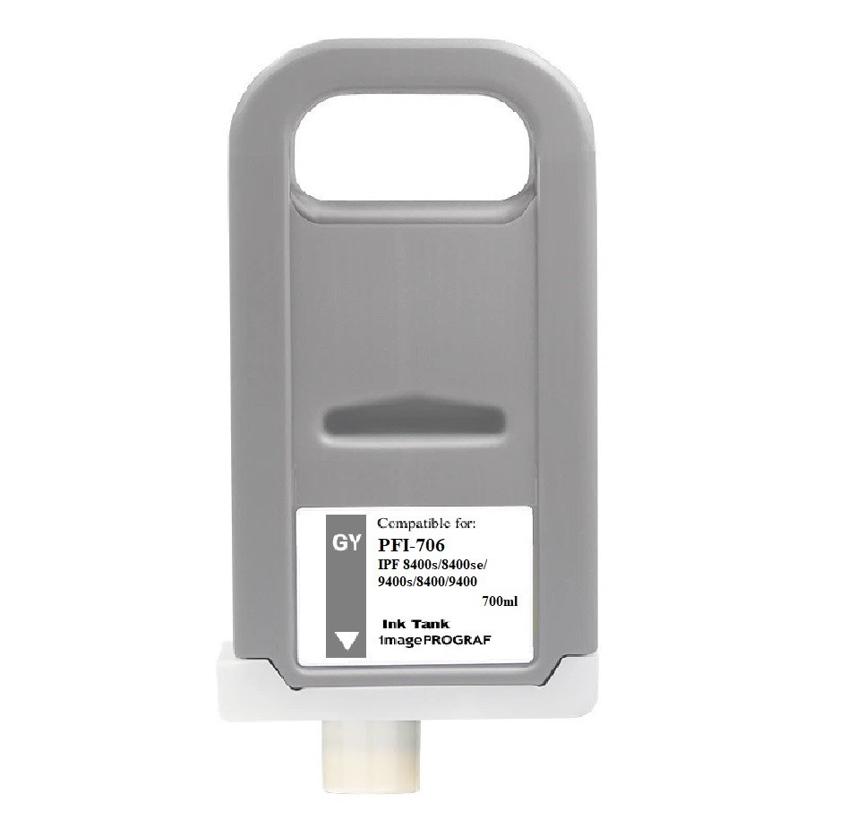 PFI-706 Gray Ink Cartridge for Canon IPF 8400s 8400se 9400s 8400 9400 PFI706GY
