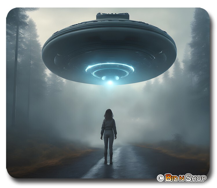 ALIENS UFOS Abduction I BELIEVE - Mouse Pad / PC Mousepad - HOME OFFICE GIFT