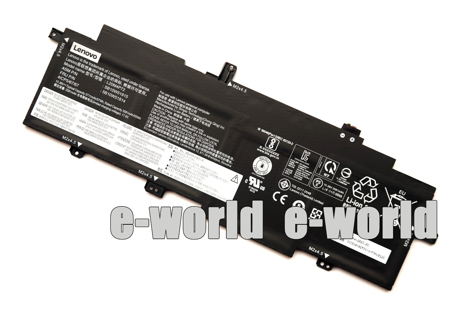 Genuine L20M4P72 L20L4P72 L20C4P72 OEM Battery for Lenovo ThinkPad T14s Gen 2