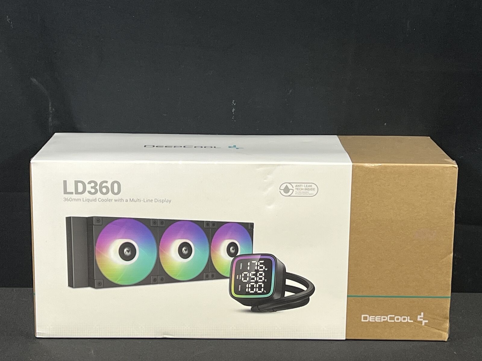 Deepcool LD360 360mm Liquid Cooler w/ Multi Line Display New Sealed 