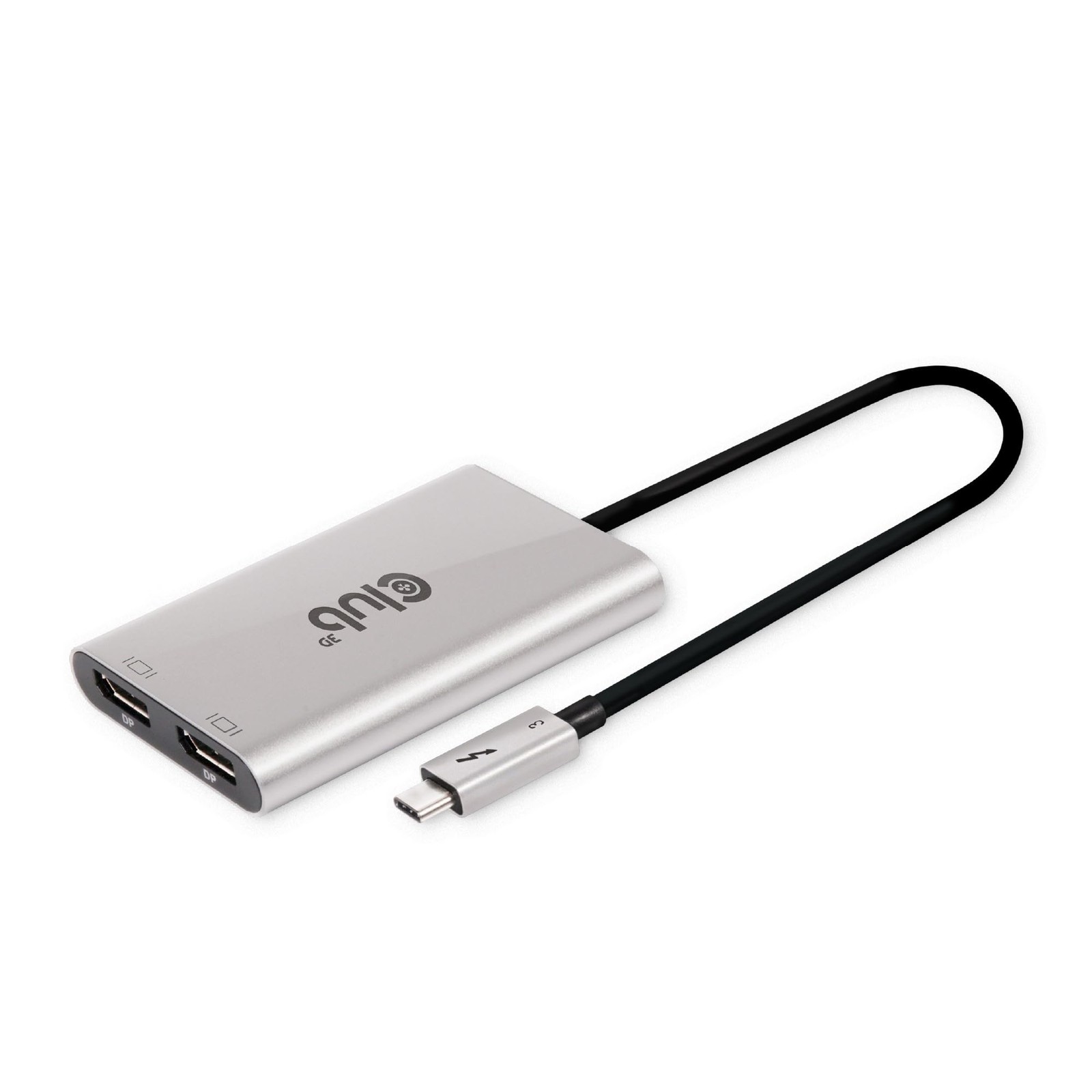 Club 3D CSV-1586 Thunderbolt 3 to DisplayPort™ Dual Monitor 4K60Hz-M/F