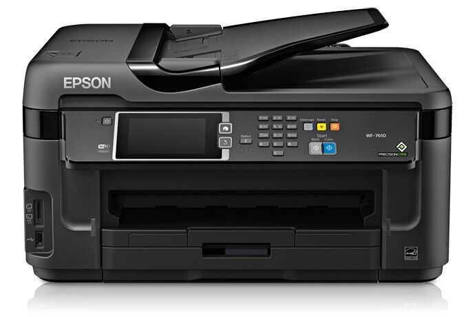 Epson WorkForce WF-7610 Wireless Color All-in-One Inkjet Printer Open Box 