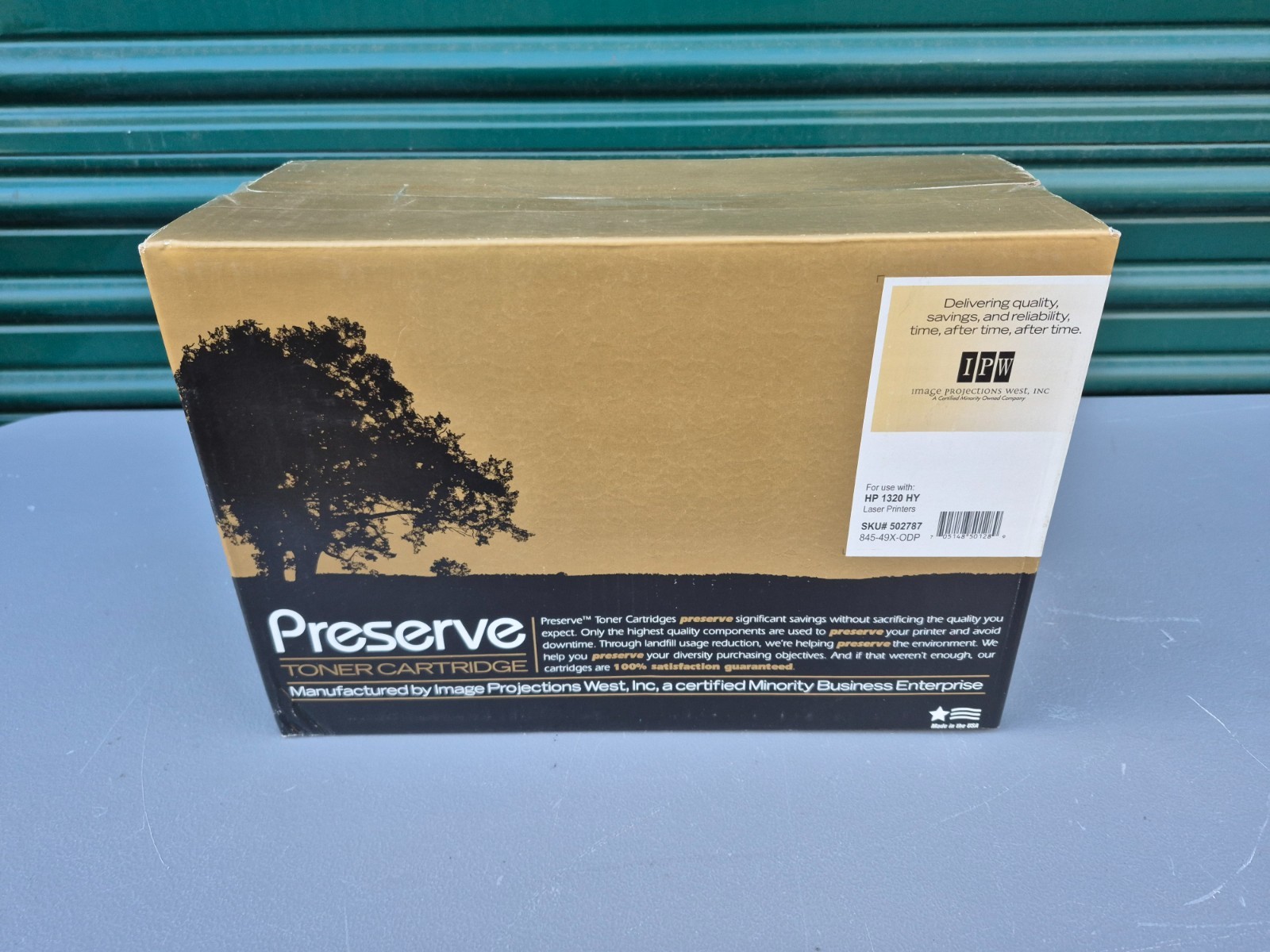 NEW-IPW Laser Black Print Cartridge for Use w/HP 1320HY 845-49X-ODP made in USA