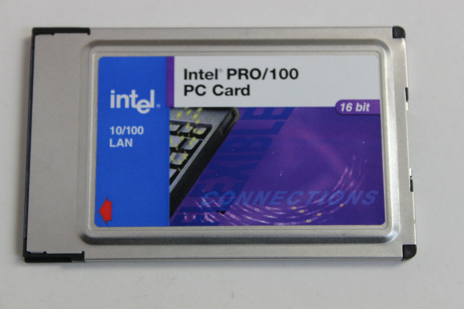 INTEL MBLA1600 670666-003 PRO/100 PC CARD 10/100 LAN PCMCIA *NO DONGLE CABLE*