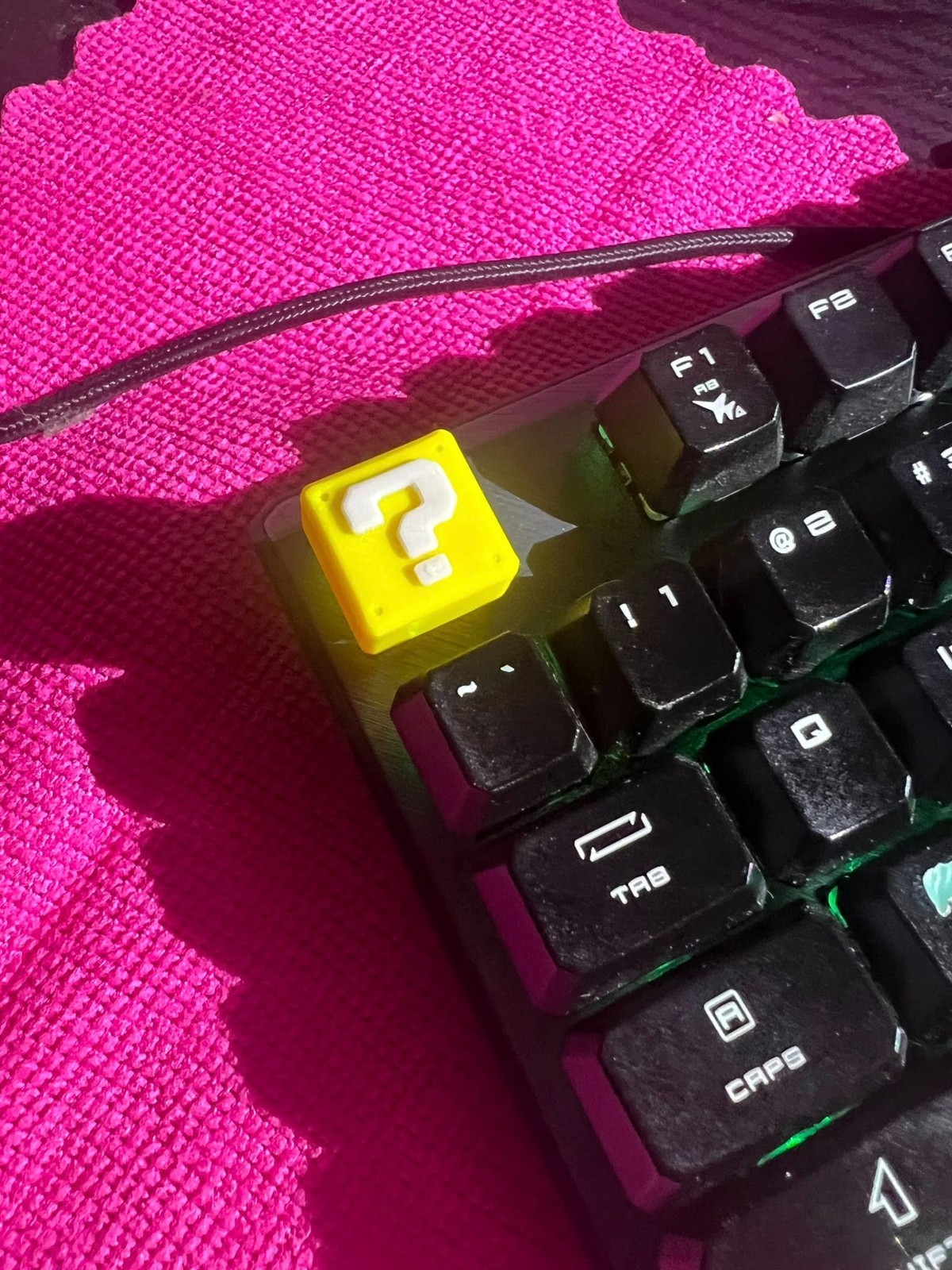 Mario Question Block Keycap for MX Switches MADE IN USA