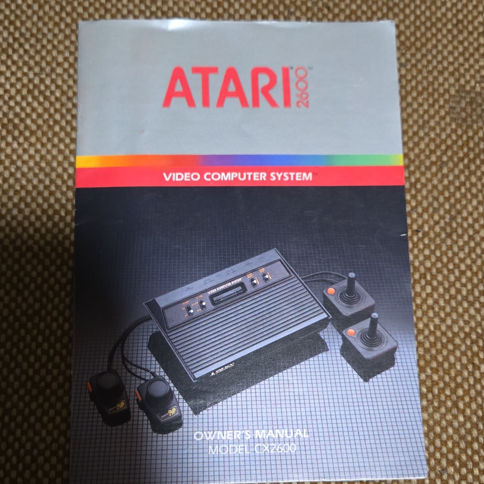 Atari 2600 Video Computer System Owner’s Manual CX2600 Vintage