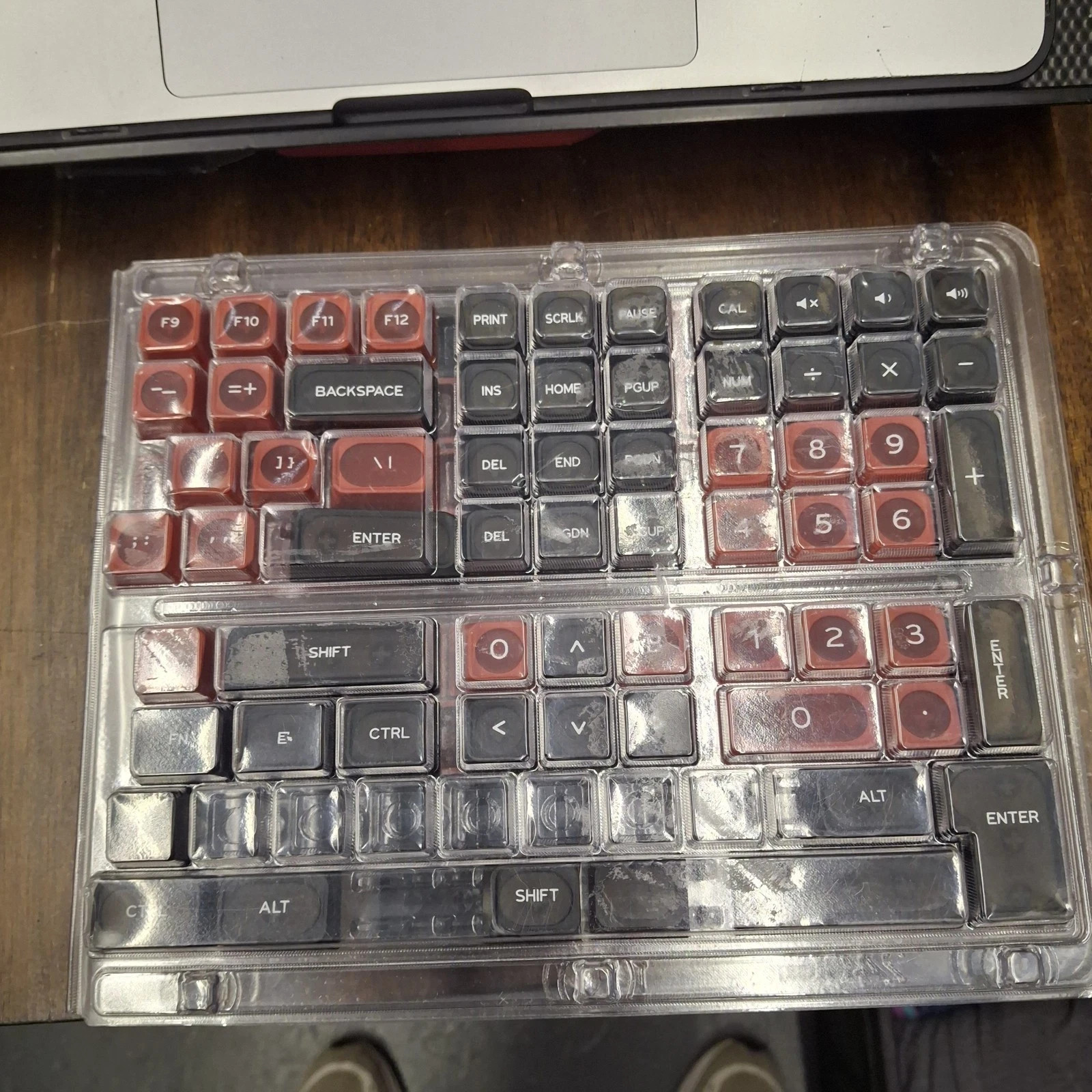 XVX Pink Red Keycaps PBT Keycap Set Lipstick Make-up Colors OPEN BOX