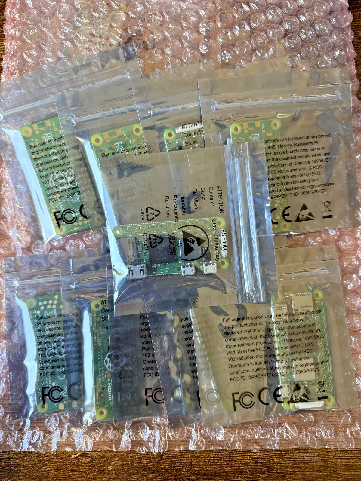 Lot of (10) Raspberry Pi Zero 2 W (BRAND NEW / 10 Total)