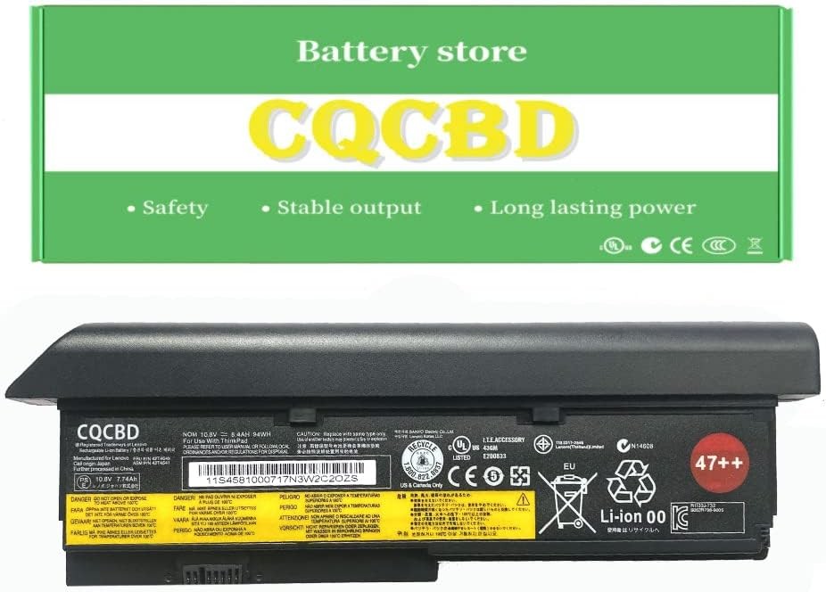 CQCBD Compatible 47 Battery Replacement for IBM Lenovo ThinkPad X200 X200s X201