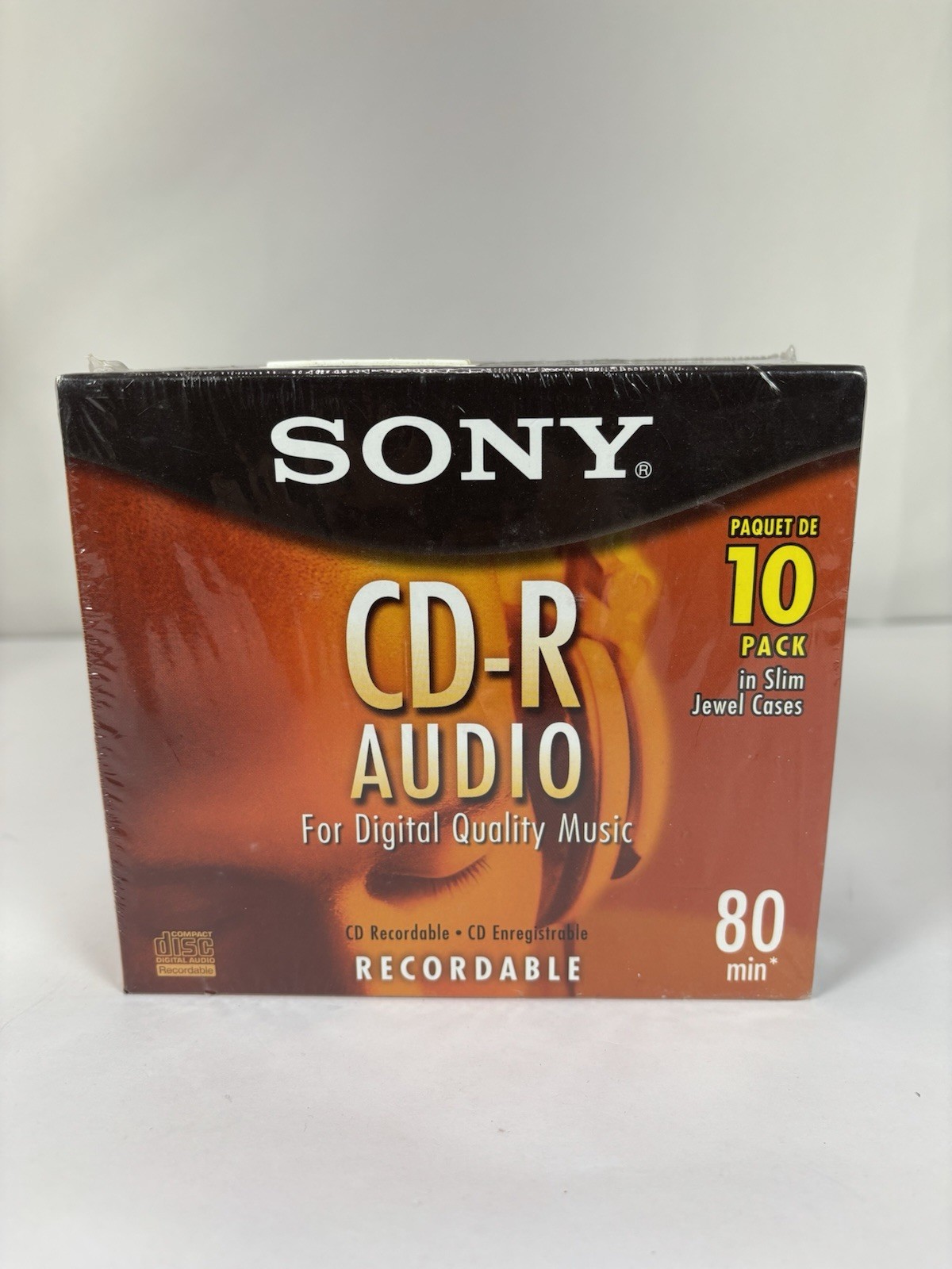 Sony CD-R Music 10 Pack 80 min Discs w/ Cases  Sealed